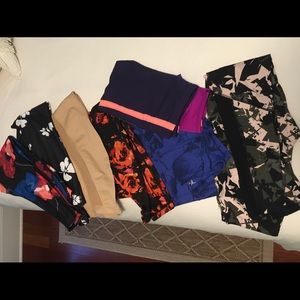 Bundle of 7 size M leggings